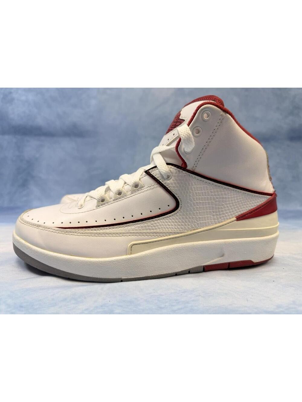 Nike Air Jordan 2 Retro Countdown Pack 2008 Men’s Size 8.5 308308-162 White red - Picture 8 of 16